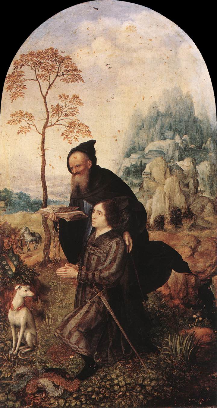 St Anthony with a Donor dfg